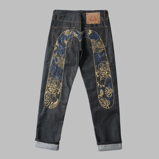 2025 New EV Couple Fashion jeans