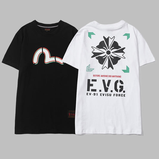 2025 New EV Couple Short Sleeve T-shirt