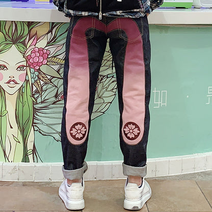 2025 New EV Couple Fashion jeans